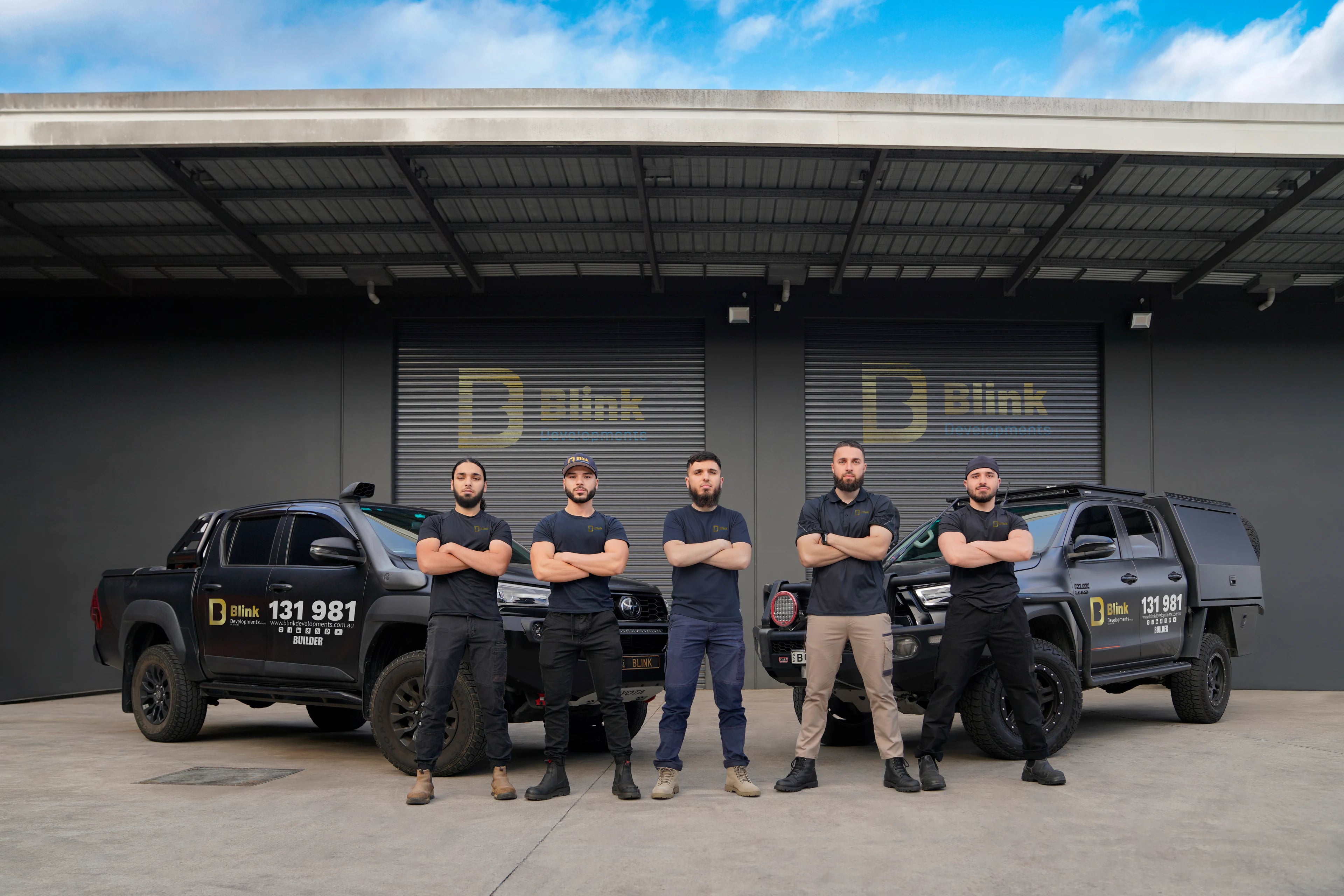 The Bathroom Renovation Erskineville team with their work vehicles